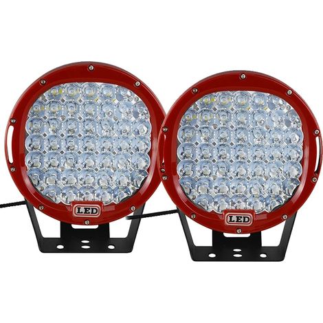 Lampe de travail, haute luminosité, construction durable, 2X Rouge 225W Spot (1/2)