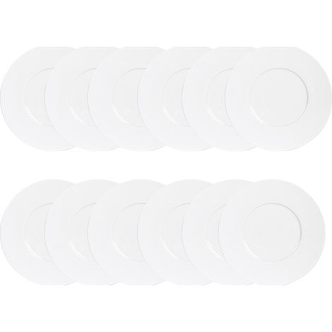 Trend'up - Maxi lot de 12 assiettes à desserts Zen 23 cm