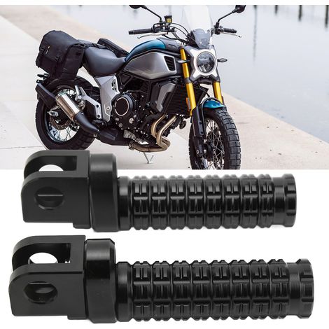 Motorrad-Fußrasten (vorne) langer Lenker, ein Paar, für CFMOTO 700 CL-X 2021-2022 (Teilenummer: CF481-QJT), schwarz. (1/5)