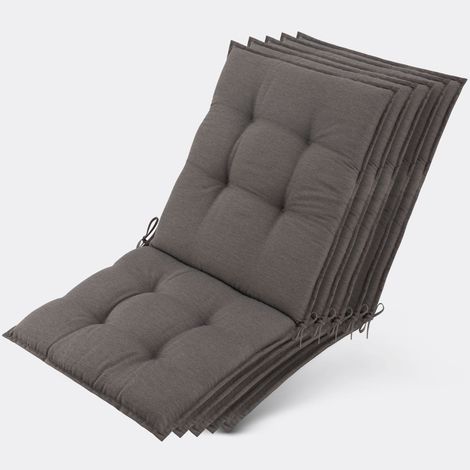 5er Set Sun-NL Niederlehner Auflage 105x50x8cm Taupe
