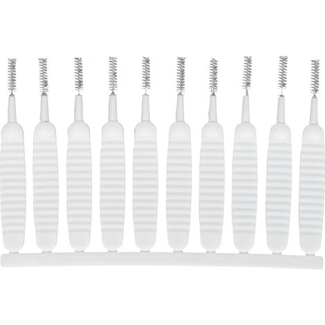 Nettoyeur d'alésage de trou de douche, brosse de nettoyage anti-colmatage pour tête, 10 pièces (1/5)
