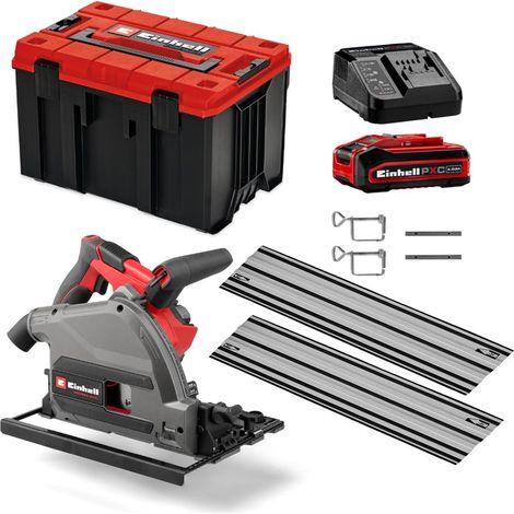 Einhell Professional 18v Brushless Plunge Cut Circular Saw + 4ah Battery + Case (1/5)