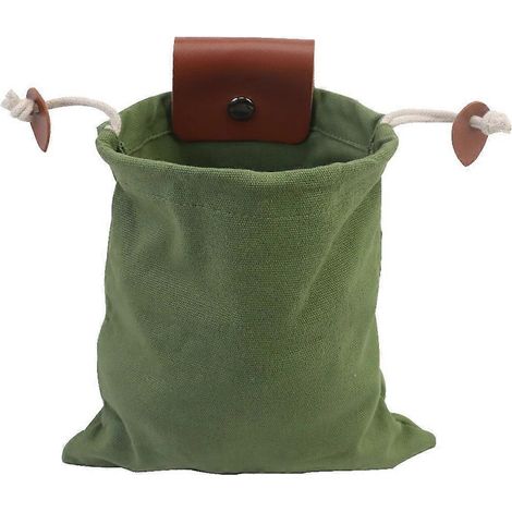 Sac de cueillette Derivemid, pochette pliable en toile PU pour les aventures en plein air (1/5)