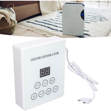 Laveuse de fruits et légumes 400 mg/h, purificateur d'air multifonctionnel, purificateur d'air double usage à poser ou à fixer au mur, norme européenne 220 V (1/5)