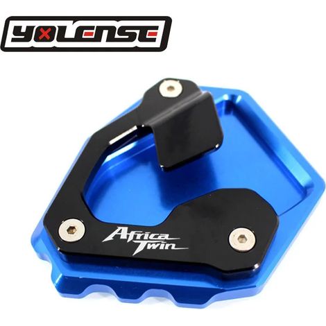 (Blue-Africa) Patte de support CNC pour moto, support latéral pour HONDA CRF1000L CRF 1000L Africa Twin ABS/DCT 2016-2022, plaque de support de support d'extension maxpower (1/3)