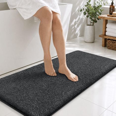 Tapis de bain antidérapant en microfibre absorbante 60 x 150 cm (1/5)