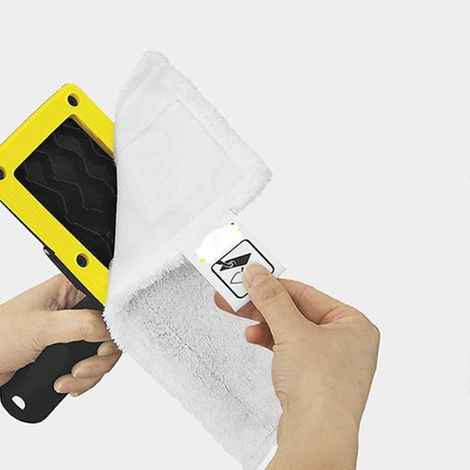 Lingettes de rechange lavables pour balai vapeur Karcher SC1/SC2/SC3/SC4/SC5/SV7 (1/2)