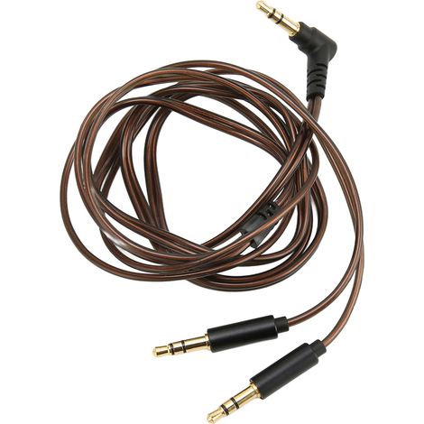 Câble de mise à niveau pour casque audio Hifiman Sundara, Arya et Ananda, avec connecteur jack 3,5 mm vers double jack 3,5 mm mâle et noyau OFC (1/4)