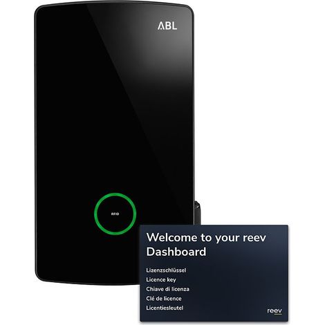 ABL Wallbox eM4 Single reev Extender, 22 kW, 516x306,5x145mm, IP55, IK10 (1/2)