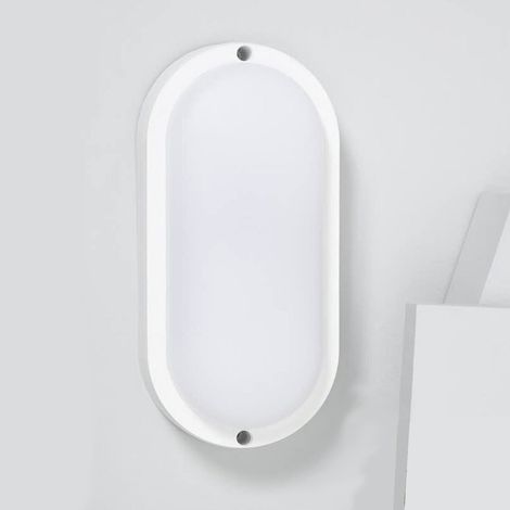 APPLIQUE LED OVALE 12W LUMIÈRE NATURELLE 4000K INTÉRIEUR EXTÉRIEUR FC103
