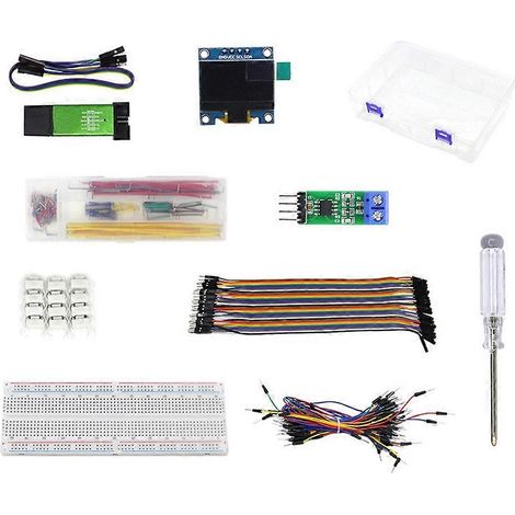 Kit de aprendizaje CAN Bus 3XSTLINK+3XBroadboard+3Xpantalla OLED para placa de desarrollo STM32 (1/5)