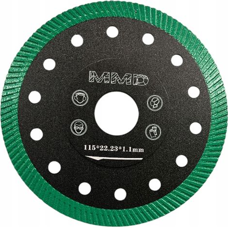 MMD Diamanttrennscheibe Ø115 mm zum Schneiden von Steinzeug, Keramik und Marmor (1/4)