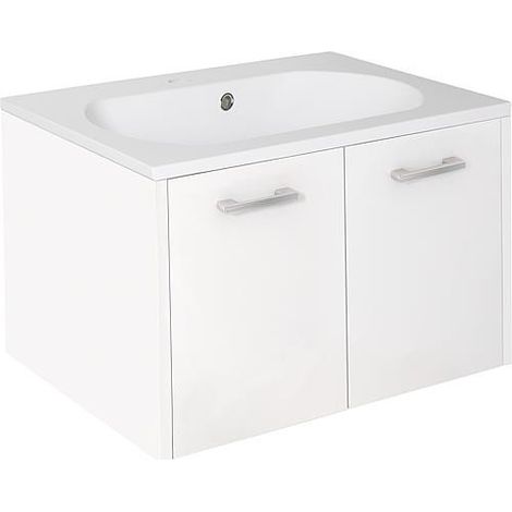 WTU+WT en fonte minérale ENI blanc mat 2 portes 600x459x500mm (1/3)