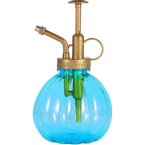 Pulvérisateur de plantes en aérosol, Pot d'arrosage de fleurs 350ML, plantation de plantes succulentes, bouilloire pour jardin, petits outils de jardin, fournitures(bleu) (1/5)