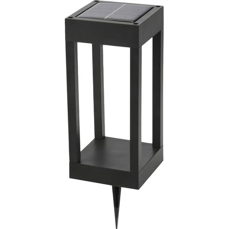 Lampadaire d'extérieur solaire Megatron MT70010 LED LED intégrée 0.6 W noir (1/4)