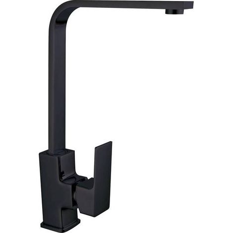 SERIE ELEGANT MISCELATORE LAVELLO CANNA ALTA NERO OP