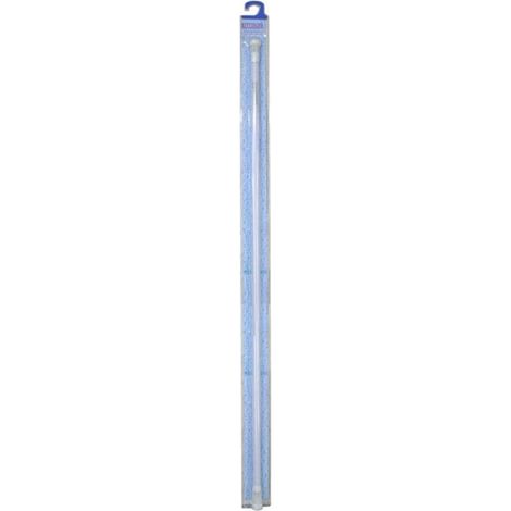 BARRE DE DOUCHE ALU EXTENS 140/260 CM BLANC