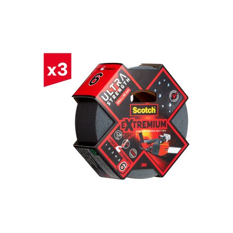 Lot de 3 rubans adhésif haute performance Scotch® Extremium™ ULTRA, 25 m x 48 mm, 1 rouleau/paquet