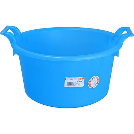 Bottich ICS P9057A, 38 Liter, 55 cm, blau, rund, mit Ohren