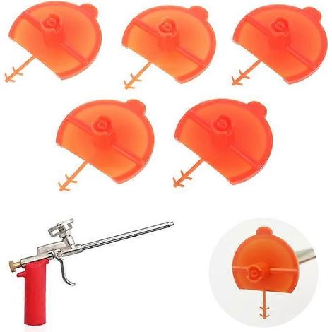 5PCS Spray Polyurethane Foam Gun Flat Fan Spray Nozzle Foam Expanding Spray Gun Foaming Jet Glue Gun Polyurethane Trigger Spray (1/5)