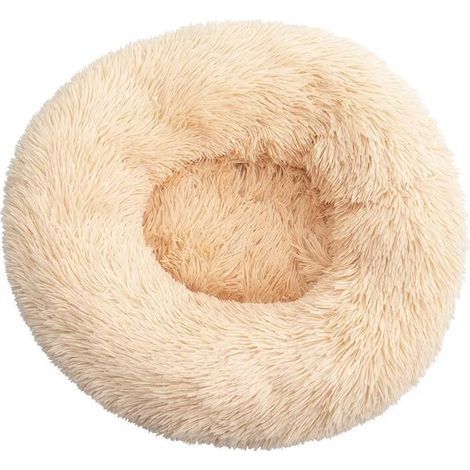Cama para gatos, almohada suave, lavable para gatos y perros (albaricoque, 60 cm) (1/5)