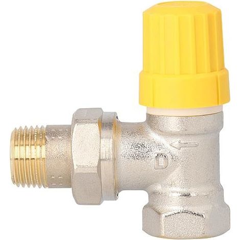 Vanne thermostatique Danfoss RA-UN10, forme équerre DN10 (3/8")