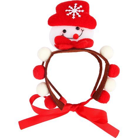 Cinta Para La Frente Para Mascotas - Estilo Navidad Halloween Pascua - Ajustable Flexible - Para Gatos Y Perros (1/5)
