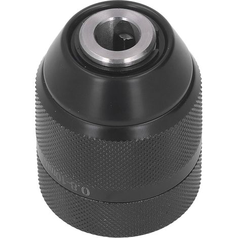 Mandrin de perçage autoserrant, montage 3/8‑24UNF, mandrin métallique sans clé, plage de serrage 0,8‑10 mm (1/5)