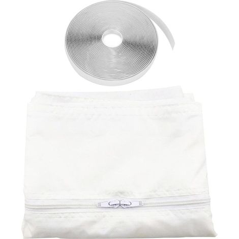 Tissu joint pour climatiseur mobile 400x40 cm kit d isolation fenêtres et portes calfeutrage installation simple pratique fraîcheur (1/5)