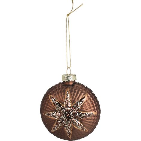 Palline per albero di Natale decorato, a forma di Stella, in Vetro, da Ø 9 cm, 12 pezzi (1/3)