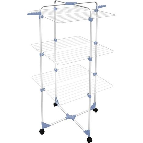 STENDIBIANCHERIA "MODULAR 3" 3 PIANI IN ACCIAIO TRATTATO MT.30 GIMI (1/2)