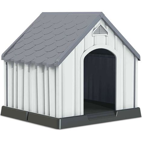 Caseta de Resina para Perros 92x87x91cm Thinia Home (1/5)