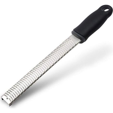 Accessoires de cuisine - Ustensiles de cuisine - Râpe à fromage - Acier inoxydable - Noir (1/5)