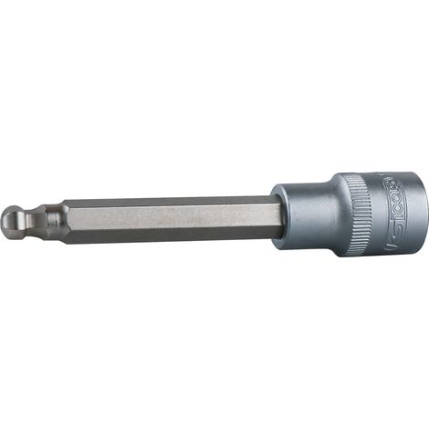 1/2" Bit-Stecknuss Innensechskant mit Kugelkopf, lang, 12 mm, 200 mm (1/3)