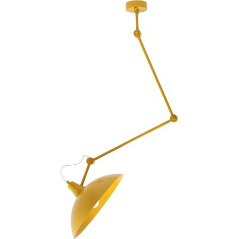 [GEBRAUCHT] B-Ware Melos Hängeleuchte Pendelleuchte Lampe Gelb Metall Deckenleuchte Esszimmer