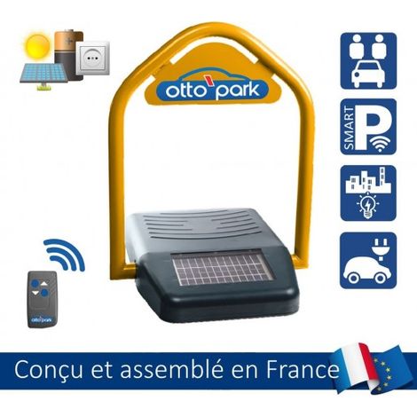 Arceau Réservation Parking Stationnement à Energie Solaire Barrière Autonome + Télécommande - pour Accès Privatifs (1/5)