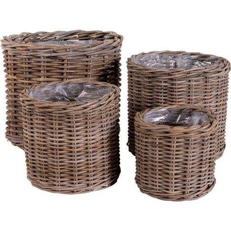 Bogens Paniers ronds 4 pièces, en kubu. (1/5)