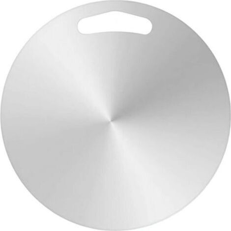 Planche à découper ronde en acier inoxydable 304, non toxique, pour la viande et les légumes, lavable au lave-vaisselle (1/4)