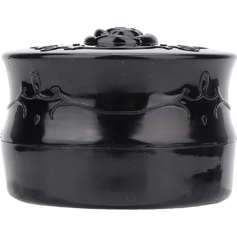 Boîte Vintage à Poudre Libre Cosmétique avec Puff Noir et Distributeur (1/5)