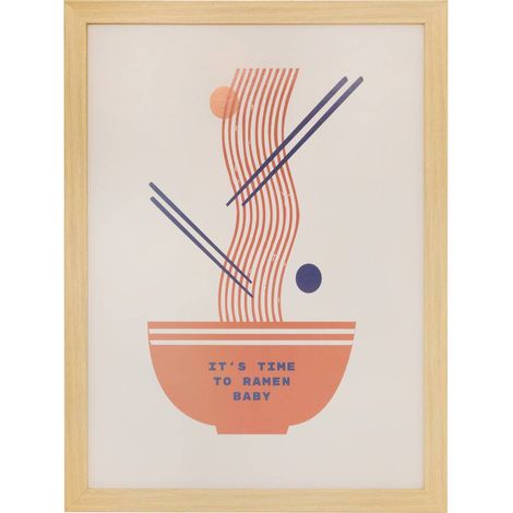 Affiche encadrée Nippo 30x40cm - Atmosphera créateur d'intérieur (1/5)
