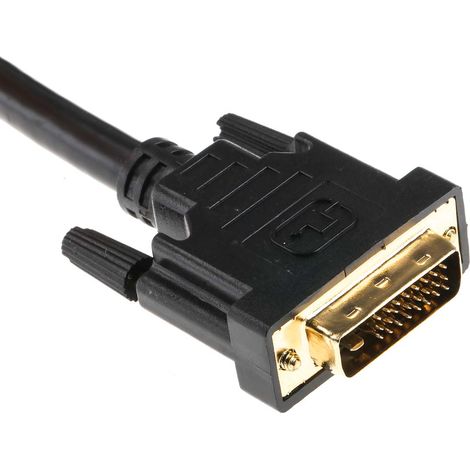 Câble DVI 5m RS PRO, DVI-D à liaison double vers DVI-D Mâle vers Mâle ( Prix pour 1 ) (1/3)
