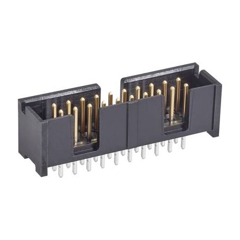 TE Connectivity 5103308-3 Embase mâle Pas: 2.54 mm Nbr total de pôles: 16 Nbr de rangées: 2 1 pc(s) (1/2)