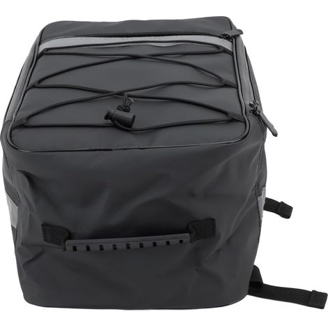Sac de Porte-vélo Arrière étanche 15l, Porte-Coffre de Cyclisme Réfléchissant pour L'extérieur Noir (1/4)