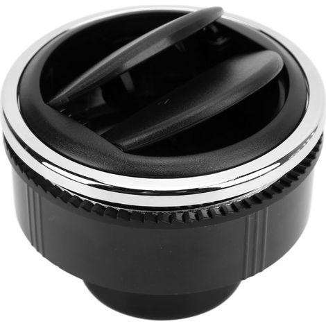 Déflecteur de climatisation noir ABS rond universel pour camping-car, bateau, bus, voiture (1/5)