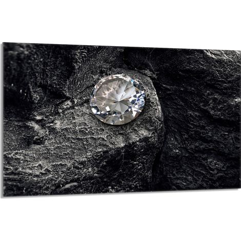 Glasschutzplatte für den Herd 80x52 Diamond