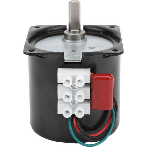 Moteur synchrone AC 110V 14W, couple élevé, aimant permanent XD60KTYZ, vitesse 2,5 tr/min pour applications centrales (1/5)