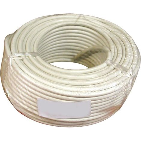 H05VVF-Kabel 3x1,5 10m Weiß Krone - Electraline