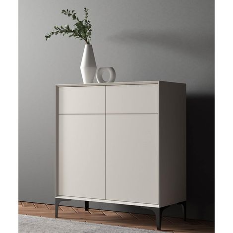 Lot de 4 - Pieds De Meubles En Métal Argenté De 15 cm - Pieds De Table Triangle DIY - Convient Pour Armoire - Table Basse - Meuble TV (1/5)