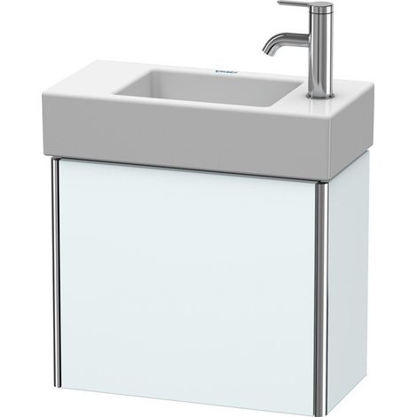 Meuble sous-vasque XSQUARE 397x484x240mm ouverture gauche Bleu clair mat