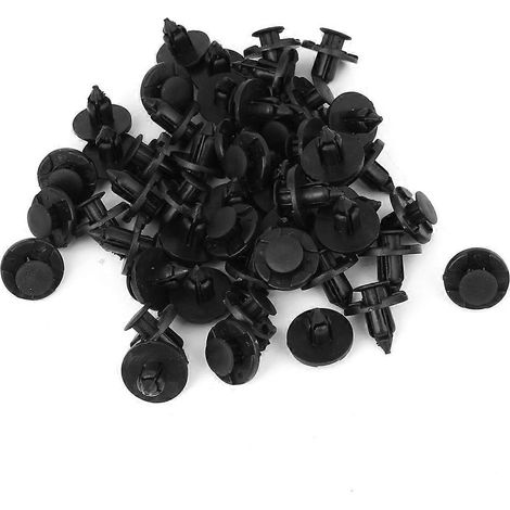 50 rivets en plastique à emboîter pour portières de voiture avec trous de 8 mm (1/5)